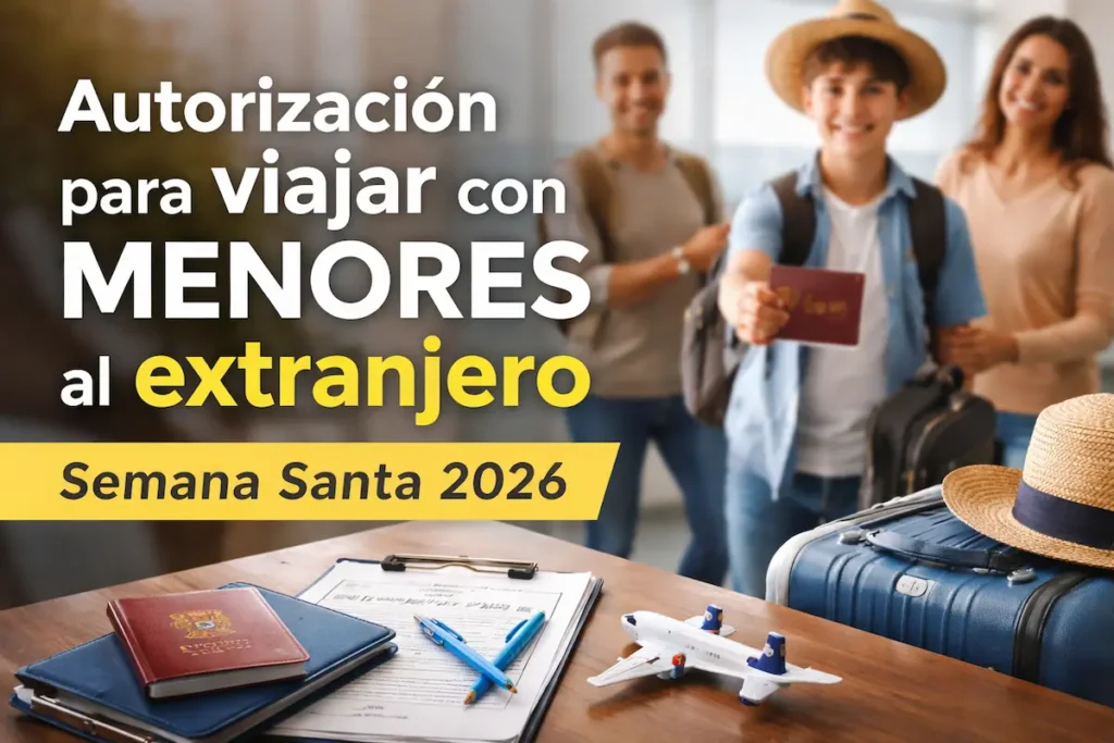 Autorización notarial para viajar con menores al extranjero — Notaría Nou Barris Barcelona